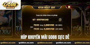 Húp khuyến mãi Go88 cực dễ